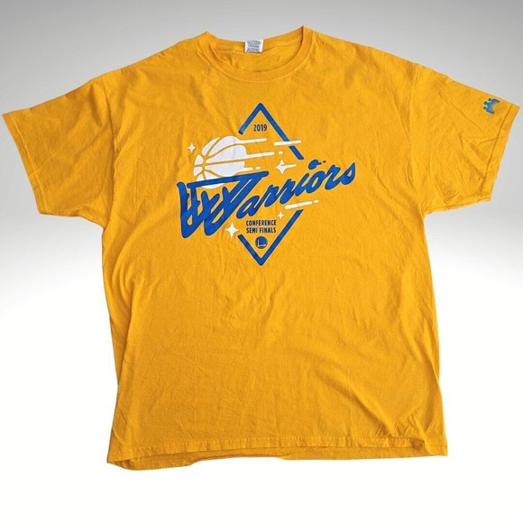 Golden State Warriors 2019 NBA Conference Semi-Finals/Round 2 XL Tee Shirt - Picture 1 of 6